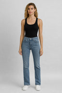 Kadın Gabriel Med Blue Straight Fit Jean Pantolon - Med Blue