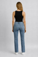 Kadın Gabriel Med Blue Straight Fit Jean Pantolon - Med Blue