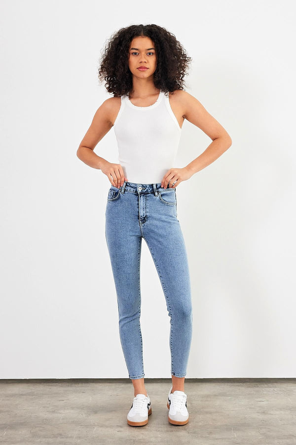 Gabriella Acid Sky Blue Skinny Jean Pantolon - ACID SKY BLUE