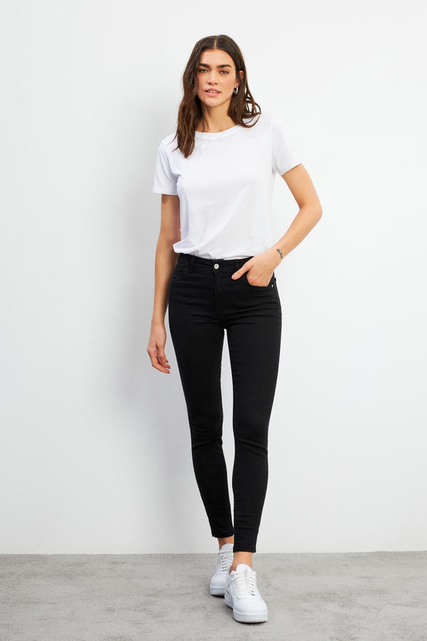 Kadın Gabriella Party Black Skinny Jean Pantolon