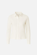 Kadın Gömlek Formlu Kaşkorse Tişört - Fildişi