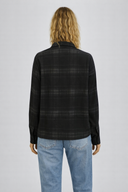 Kadın Jenna Regular Fit Ekose Gömlek - Siyah