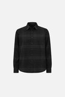 Kadın Jenna Regular Fit Ekose Gömlek - Siyah