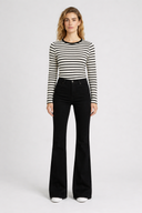 Kadın Jenny Black Flare Jean Pantolon - Black