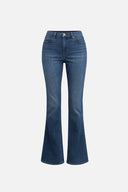 Kadın Jenny Dirty Dark Blue Yüksek Bel Flare Jean Pantolon - Dirty Dark Blue