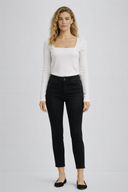 Kadın Jessica Black Mom Jean Pantolon - Black