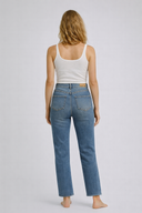 Kadın Jessica Med Blue Mom Jean Pantolon - Med Blue