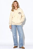 Kadın Jolie Baskılı Sweatshirt %100 Pamuk-Kemik
