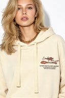 Kadın Jolie Baskılı Sweatshirt %100 Pamuk-Kemik