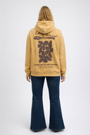 Kadın Jolie Baskılı Sweatshirt %100 Pamuk - Sarı