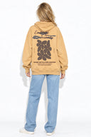 Kadın Jolie Baskılı Sweatshirt %100 Pamuk-Sarı