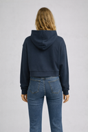 Kadın Leona Nakış Detaylı Sweatshirt %100 Pamuk - Lacivert