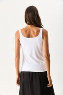 Kadın Marci Slim Fit Atlet - Beyaz