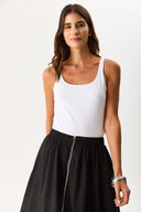 Kadın Marci Slim Fit Atlet - Beyaz