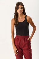 4lü Siyah Beyaz Kadın Marci Slim Fit Atlet