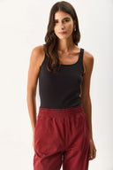 4lü Siyah Beyaz Kadın Marci Slim Fit Atlet