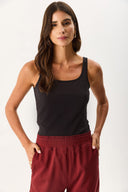 2li Siyah Beyaz Kadın Marci Slim Fit Atlet