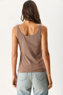 Kadın Marci Slim Fit Atlet - Vizon