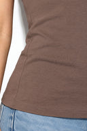 Kadın Marci Slim Fit Atlet-Vizon