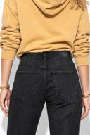 Kadın Maria Black Slim Mom Jean Pantolon-Black
