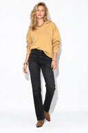 Kadın Maria Black Slim Mom Jean Pantolon-Black