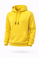 Kadın Maria Kapüşonlu Şardonlu Loose Fit Sweatshirt - Limon Küfü