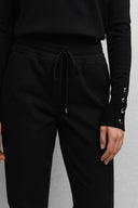 Kadın Marla Black Yüksek Bel Slouchy Jogger Pantolon - Black