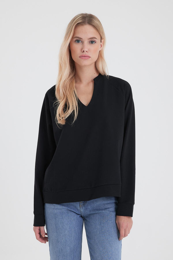 Kadın Marlin Siyah Sweatshirt