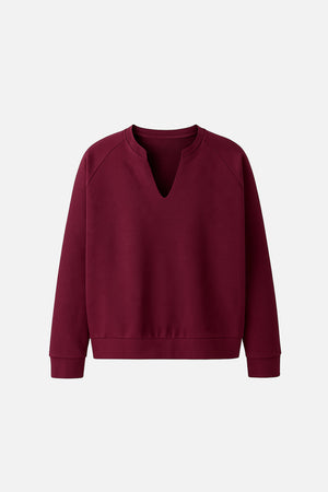 Kadın Marlin Sweatshirt - Bordo