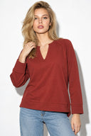 Kadın Marlin Sweatshirt-Bordo