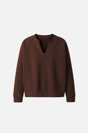 Kadın Marlin Sweatshirt - Kahverengi