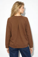 Kadın Marlin Sweatshirt-Kahverengi
