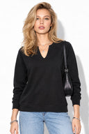Kadın Marlin Sweatshirt-Siyah
