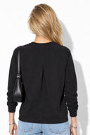 Kadın Marlin Sweatshirt-Siyah