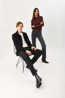 Kadın Marrakesh Black Straight Fit Jean Pantolon - Black