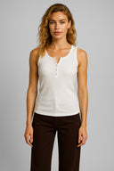 4lü Siyah Beyaz Kadın Matilda Düğme Detaylı Vücuda Oturan Atlet