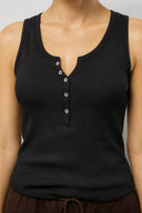 4lü Siyah Beyaz Kadın Matilda Düğme Detaylı Vücuda Oturan Atlet