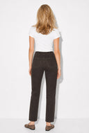 Kadın Norah Brown Beli Lastikli Jean Pantolon-Brown