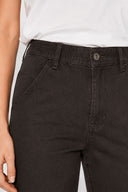 Kadın Norah Brown Beli Lastikli Jean Pantolon-Brown