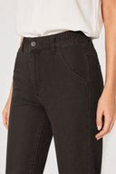Kadın Norah Brown Beli Lastikli Jean Pantolon-Brown