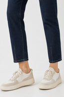 Kadın Norah Deep Dark Blue Beli Lastikli Jean Pantolon - Deep Dark Blue
