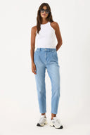Kadın Norah Ice Blue Beli Lastikli Jean Pantolon - Ice Blue