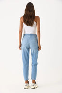 Kadın Norah Ice Blue Beli Lastikli Jean Pantolon - Ice Blue