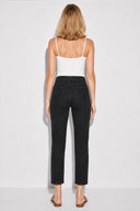 Kadın Norah Jet Black Beli Lastikli Jean Pantolon - Jet Black