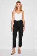 Kadın Norah Jet Black Beli Lastikli Jean Pantolon - Jet Black