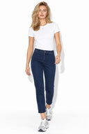 Kadın Norah Rinse Beli Lastikli Jean Pantolon-Rinse