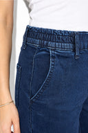 Kadın Norah Rinse Beli Lastikli Jean Pantolon-Rinse