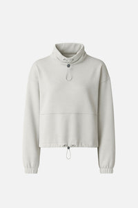 Kadın Norah Yakası Detaylı Regular Fit Sweatshirt - Gri