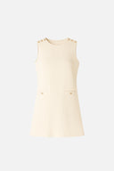 Kadın Omzu Düğme Detaylı Elbise - Naturel