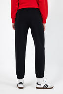 Kadın Paçası Lastikli Regular Fit Basic Eşofman Altı - Siyah